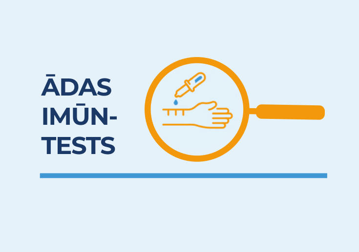 Palielināmā stikla ikona ar ādas imūntestu